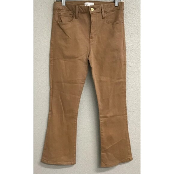 FRAME Pants - Frame Bootcut Jeans Women's Size 30 Denim Stretch Brown Pants